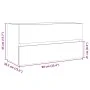 Plywood oak Sonoma 90x38.5x45 cm sink cabinet by , Bathroom furniture - Ref: Foro24-849638, Price: 49,94 €, Discount: %