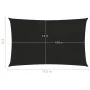 Toldo de vela negro HDPE 160 g/m² 2x4,5 m de vidaXL, Sombrillas - Ref: Foro24-311725, Precio: 27,73 €, Descuento: %