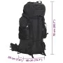 Wanderrucksack aus schwarzem Oxford-Stoff, 80 l von , Rucksäcke - Ref: Foro24-4009967, Preis: 64,49 €, Rabatt: %
