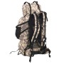 Mochila de senderismo tela oxford marrón camuflaje 100 l de , Mochilas - Ref: Foro24-4009978, Precio: 69,21 €, Descuento: %