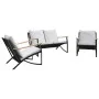 Gartengarnitur mit Kissen, 3-teilig, Schwarz, aus Stahl von , Gartensets - Ref: Foro24-3283637, Preis: 388,85 €, Rabatt: %