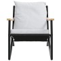Juego de muebles de jardín con cojines 3 piezas acero negro de , Conjuntos de jardín - Ref: Foro24-3283637, Precio: 388,85 €,...