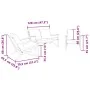 Gartengarnitur mit Kissen, 3-teilig, Schwarz, aus Stahl von , Gartensets - Ref: Foro24-3283637, Preis: 388,85 €, Rabatt: %