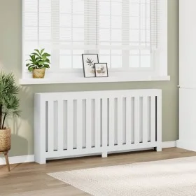 Heizkörperverkleidung aus weißem Holzwerkstoff 175x20x82 cm von , Zubehör für Heizkörper - Ref: Foro24-852753, Preis: 87,60 €...