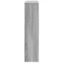 Cubierta de radiador madera ingeniería gris Sonoma 175x20x82 cm de , Accesorios para radiadores de calefacción - Ref: Foro24-...