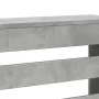 Cubierta de radiador madera gris hormigón 175x20x82 cm de , Accesorios para radiadores de calefacción - Ref: Foro24-852711, P...