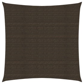 Toldo de vela HDPE marrón 160 g/m² 4,5x4,5 m de vidaXL, Sombrillas - Ref: Foro24-311772, Precio: 41,30 €, Descuento: %