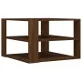 Engineered oak wood brown coffee table 59.5x59.5x40 cm by , Coffee table - Ref: Foro24-834256, Price: 38,25 €, Discount: %