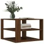 Engineered oak wood brown coffee table 59.5x59.5x40 cm by , Coffee table - Ref: Foro24-834256, Price: 38,25 €, Discount: %
