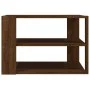 Engineered oak wood brown coffee table 59.5x59.5x40 cm by , Coffee table - Ref: Foro24-834256, Price: 38,25 €, Discount: %