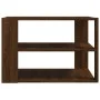 Engineered oak wood brown coffee table 59.5x59.5x40 cm by , Coffee table - Ref: Foro24-834256, Price: 38,25 €, Discount: %