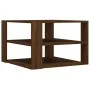 Engineered oak wood brown coffee table 59.5x59.5x40 cm by , Coffee table - Ref: Foro24-834256, Price: 38,25 €, Discount: %