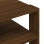 Engineered oak wood brown coffee table 59.5x59.5x40 cm by , Coffee table - Ref: Foro24-834256, Price: 38,25 €, Discount: %