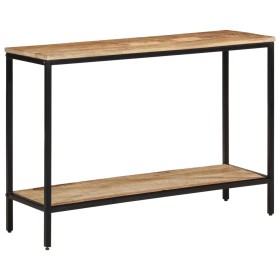 Massivholz-Konsolentisch aus grobem Mangoholz 100x35x70 cm von , Seitentische - Ref: Foro24-374071, Preis: 105,19 €, Rabatt: %