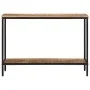 Solid rough mango wood console table 100x35x70 cm by , Side tables - Ref: Foro24-374071, Price: 103,43 €, Discount: %