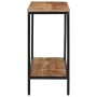 Solid rough mango wood console table 100x35x70 cm by , Side tables - Ref: Foro24-374071, Price: 105,19 €, Discount: %