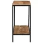 Solid rough mango wood console table 100x35x70 cm by , Side tables - Ref: Foro24-374071, Price: 103,43 €, Discount: %