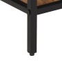 Solid rough mango wood console table 100x35x70 cm by , Side tables - Ref: Foro24-374071, Price: 105,19 €, Discount: %