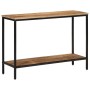 Solid rough mango wood console table 100x35x70 cm by , Side tables - Ref: Foro24-374071, Price: 105,19 €, Discount: %