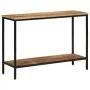 Solid rough mango wood console table 100x35x70 cm by , Side tables - Ref: Foro24-374071, Price: 103,43 €, Discount: %