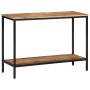 Solid rough mango wood console table 100x35x70 cm by , Side tables - Ref: Foro24-374071, Price: 105,19 €, Discount: %