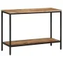 Solid rough mango wood console table 100x35x70 cm by , Side tables - Ref: Foro24-374071, Price: 103,43 €, Discount: %
