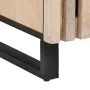 TV-Möbel aus massivem weißem Mangoholz 105x34x46 cm von , CD- und DVD-Speicher - Ref: Foro24-377439, Preis: 86,87 €, Rabatt: %