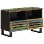 Massives TV-Möbel aus Akazienholz, 70x34x46 cm. von , CD- und DVD-Speicher - Ref: Foro24-377445, Preis: 66,55 €, Rabatt: %