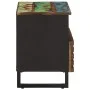 Massives TV-Möbel aus Akazienholz, 70x34x46 cm. von , CD- und DVD-Speicher - Ref: Foro24-377445, Preis: 66,55 €, Rabatt: %
