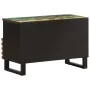 Massives TV-Möbel aus Akazienholz, 70x34x46 cm. von , CD- und DVD-Speicher - Ref: Foro24-377445, Preis: 66,55 €, Rabatt: %