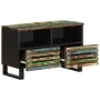 Massives TV-Möbel aus Akazienholz, 70x34x46 cm. von , CD- und DVD-Speicher - Ref: Foro24-377445, Preis: 66,55 €, Rabatt: %