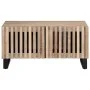 Massiver Couchtisch aus weißem Mangoholz 80x51x40 cm von , Couchtisch - Ref: Foro24-377464, Preis: 85,60 €, Rabatt: %