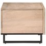 Massiver Couchtisch aus weißem Mangoholz 80x51x40 cm von , Couchtisch - Ref: Foro24-377464, Preis: 86,42 €, Rabatt: %