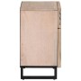 Solid white mango wood bedside table 50x34x60 cm by , Nightstands - Ref: Foro24-377479, Price: 59,10 €, Discount: %