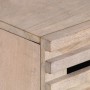 Solid white mango wood bedside table 50x34x60 cm by , Nightstands - Ref: Foro24-377479, Price: 59,10 €, Discount: %