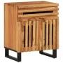 Mesita de noche madera maciza mango marrón 50x34x60 cm de , Mesitas de noche - Ref: Foro24-377493, Precio: 69,03 €, Descuento: %