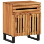 Solid mango wood bedside table in brown, measuring 50x34x60 cm. by , Nightstands - Ref: Foro24-377493, Price: 69,03 €, Discou...