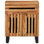 Massivholz-Nachttisch aus Mangoholz in Braun, 50x34x60 cm. von , Nachttische - Ref: Foro24-377493, Preis: 69,03 €, Rabatt: %