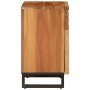 Solid mango wood bedside table in brown, measuring 50x34x60 cm. by , Nightstands - Ref: Foro24-377493, Price: 69,03 €, Discou...