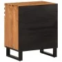 Mesita de noche madera maciza mango marrón 50x34x60 cm de , Mesitas de noche - Ref: Foro24-377493, Precio: 69,03 €, Descuento: %