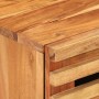 Solid mango wood bedside table in brown, measuring 50x34x60 cm. by , Nightstands - Ref: Foro24-377493, Price: 69,03 €, Discou...