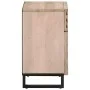 Massiver Nachttisch aus grobem Mangoholz 50x34x60 cm von , Nachttische - Ref: Foro24-377491, Preis: 60,51 €, Rabatt: %