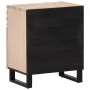 Massiver Nachttisch aus grobem Mangoholz 50x34x60 cm von , Nachttische - Ref: Foro24-377491, Preis: 60,51 €, Rabatt: %