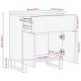Massiver Nachttisch aus grobem Mangoholz 50x34x60 cm von , Nachttische - Ref: Foro24-377491, Preis: 60,51 €, Rabatt: %