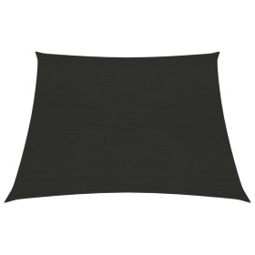Schwarze HDPE-Segelmarkise 160 g/m² 3/4x3 m von vidaXL, Sonnenschirme - Ref: Foro24-311764, Preis: 33,55 €, Rabatt: %