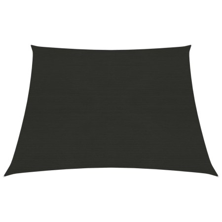 Black HDPE sail awning 160 g/m² 3/4x3 m by vidaXL, Umbrellas - Ref: Foro24-311764, Price: 33,55 €, Discount: %