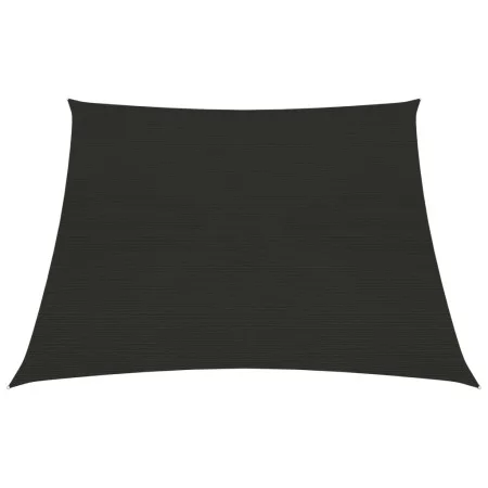 Black HDPE sail awning 160 g/m² 3/4x3 m by vidaXL, Umbrellas - Ref: Foro24-311764, Price: 32,90 €, Discount: %
