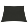 Black HDPE sail awning 160 g/m² 3/4x3 m by vidaXL, Umbrellas - Ref: Foro24-311764, Price: 33,55 €, Discount: %