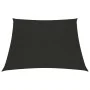 Schwarze HDPE-Segelmarkise 160 g/m² 3/4x3 m von vidaXL, Sonnenschirme - Ref: Foro24-311764, Preis: 32,90 €, Rabatt: %