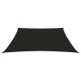 Toldo de vela negro HDPE 160 g/m² 3/4x3 m